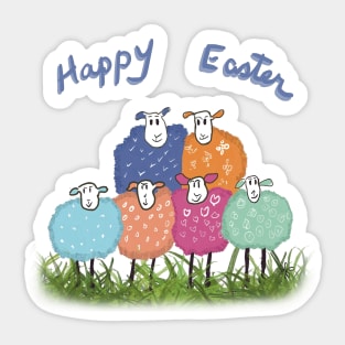 Easter Sheep! Sticker